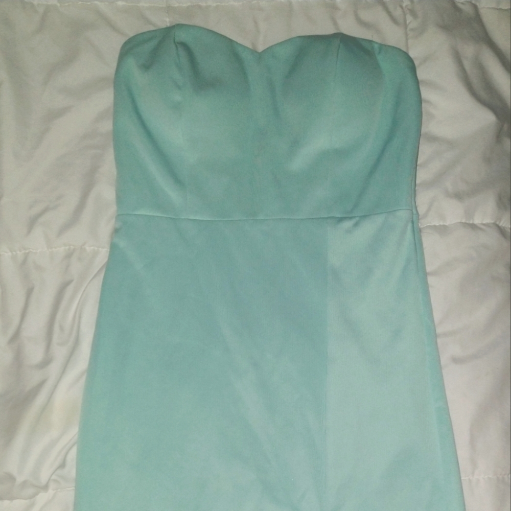 Midi slit fitted dress